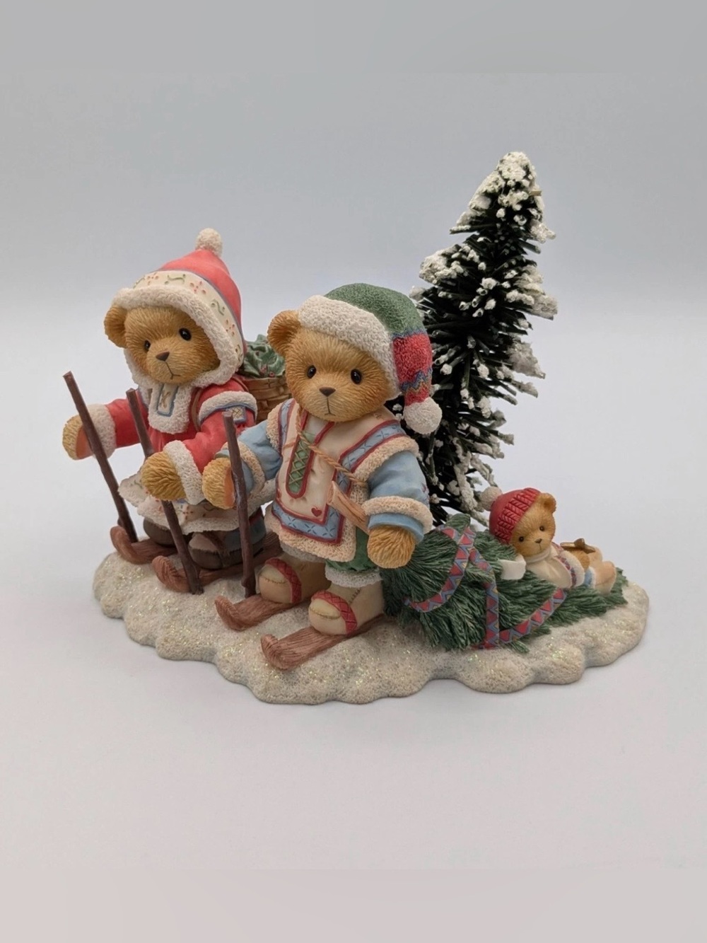 Cherished Teddies Segrid Justaf Ingmar "The Spirit of Christmas" 352799 NIB COA